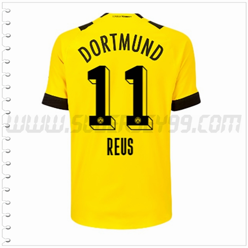 Primera Camiseta Futbol Dortmund BVB REUS #11 2022 2023