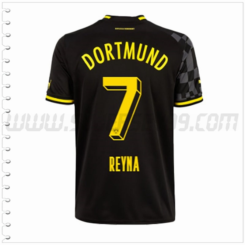 Segunda Camiseta Futbol Dortmund BVB REYNA #7 2022 2023