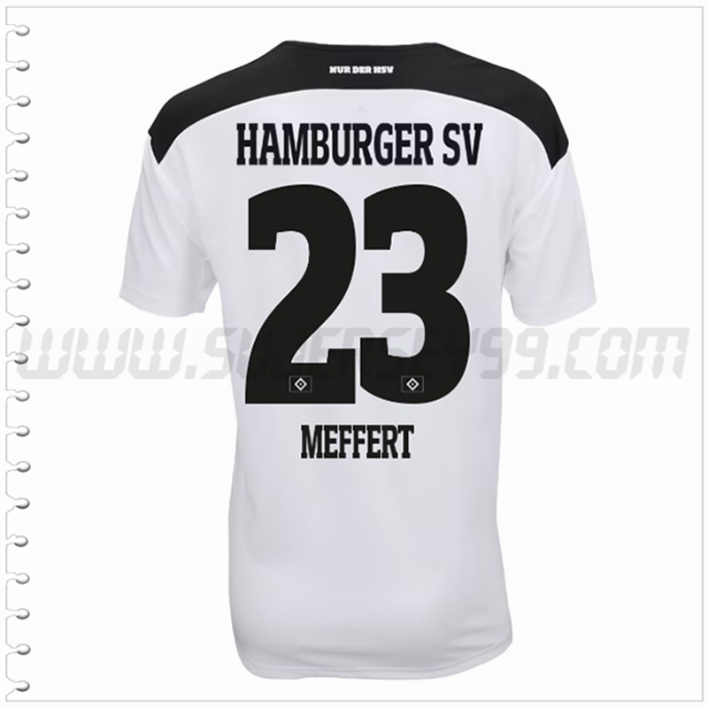 Primera Camiseta Futbol HSV Hamburg MEFFERT #23 2022 2023