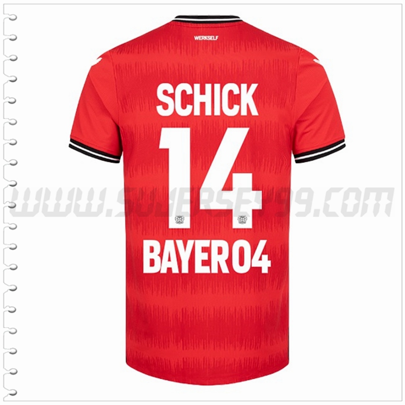 Primera Camiseta Futbol Leverkusen SCHICK #14 2022 2023