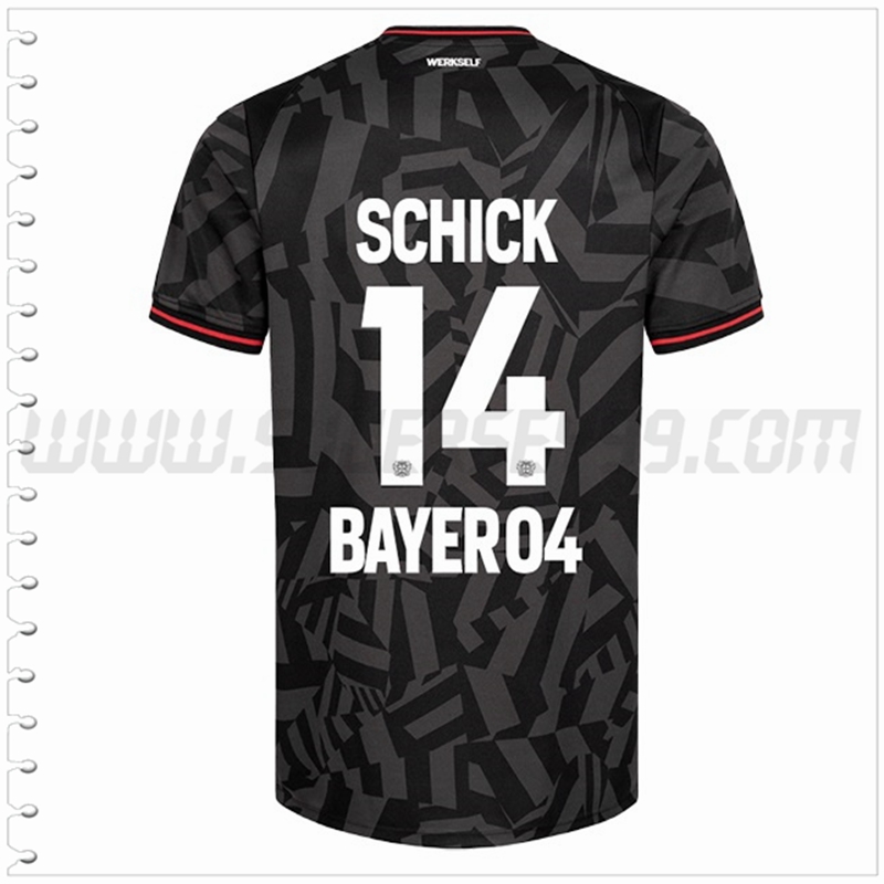 Segunda Camiseta Futbol Leverkusen SCHICK #14 2022 2023