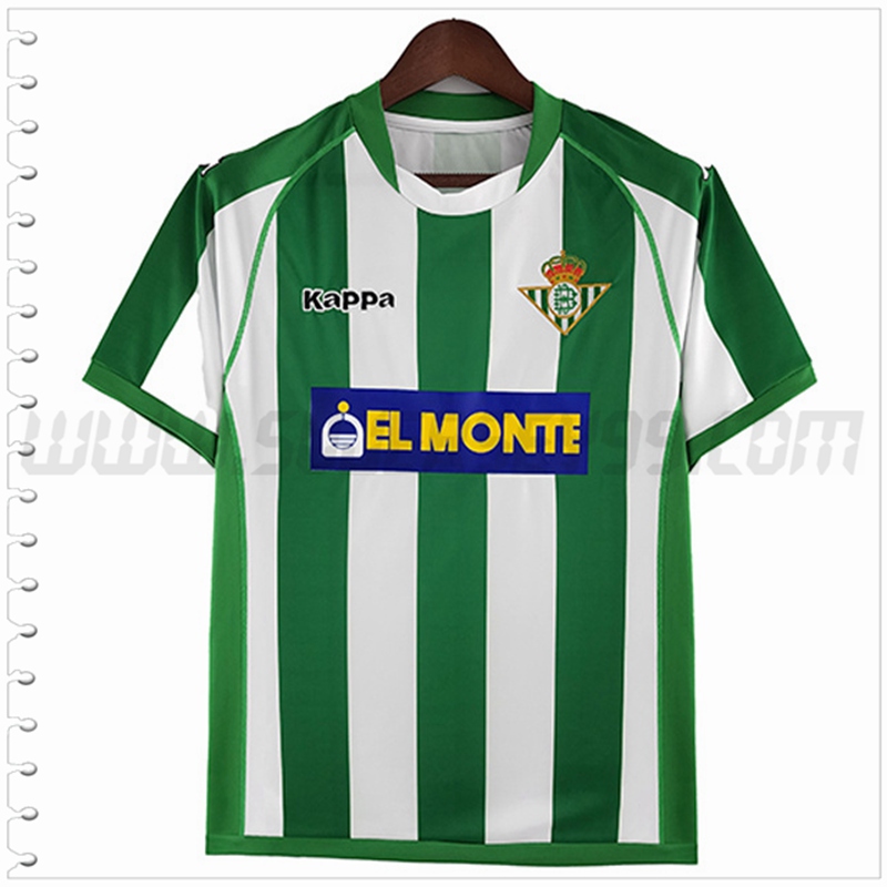 Primera Camiseta Futbol Real Betis Retro 2001/2002
