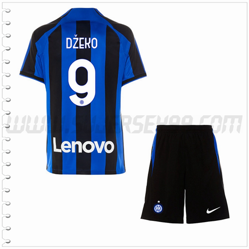 Equipacion del Inter Milan DŽEKO #9 Ninos 2022 2023