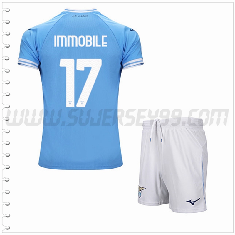 Equipacion del SS Lazio IMMOBILE #17 Ninos 2022 2023