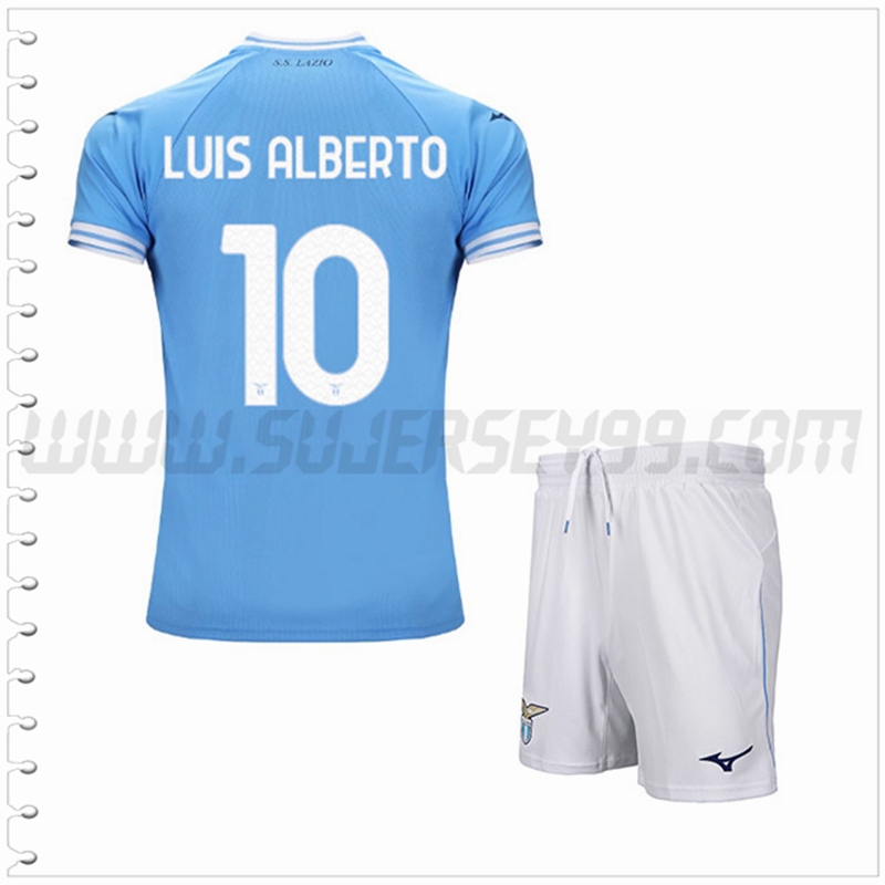 Equipacion del SS Lazio LUIS ALBERTO #10 Ninos 2022 2023