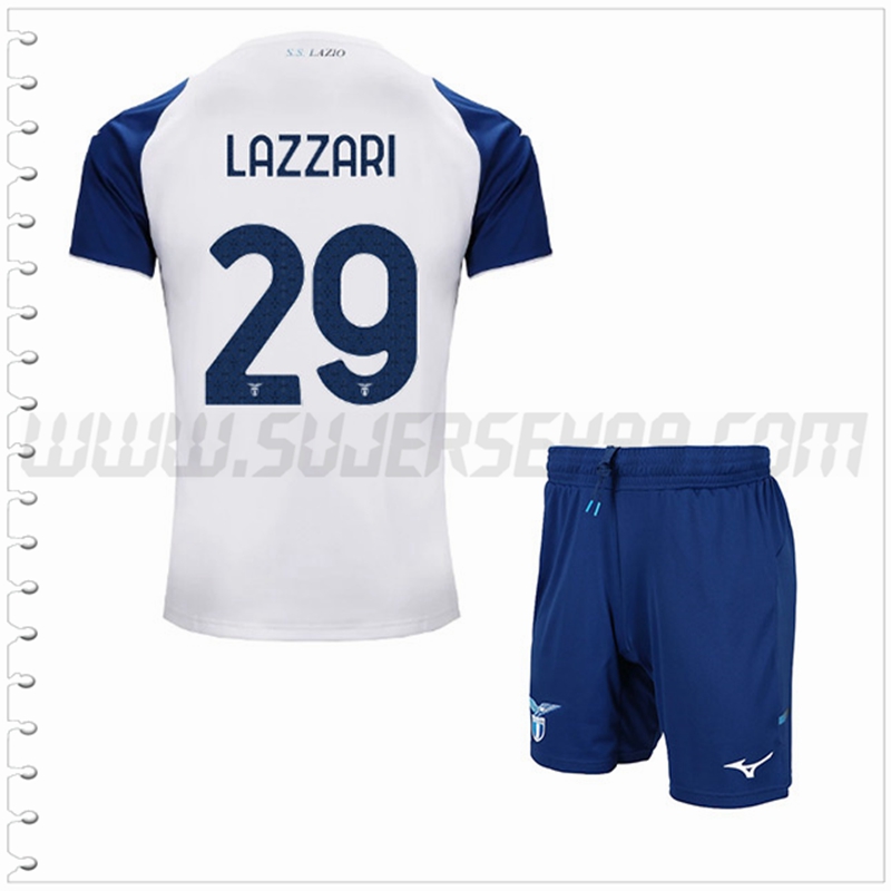 Equipacion del SS Lazio LAZZARI #29 Ninos 2022 2023