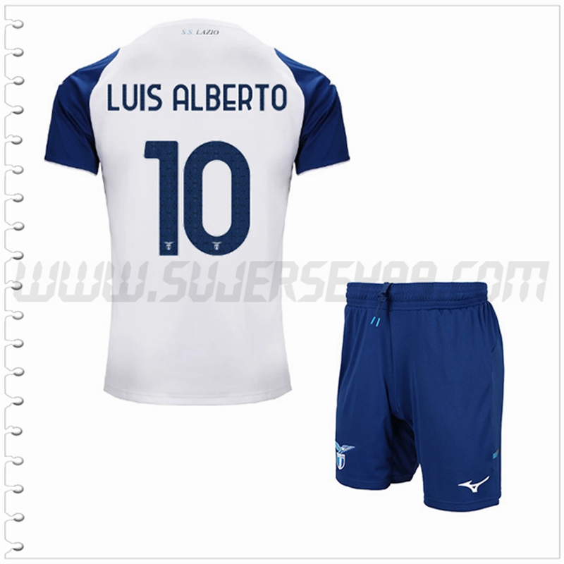 Equipacion del SS Lazio LUIS ALBERTO #10 Ninos 2022 2023