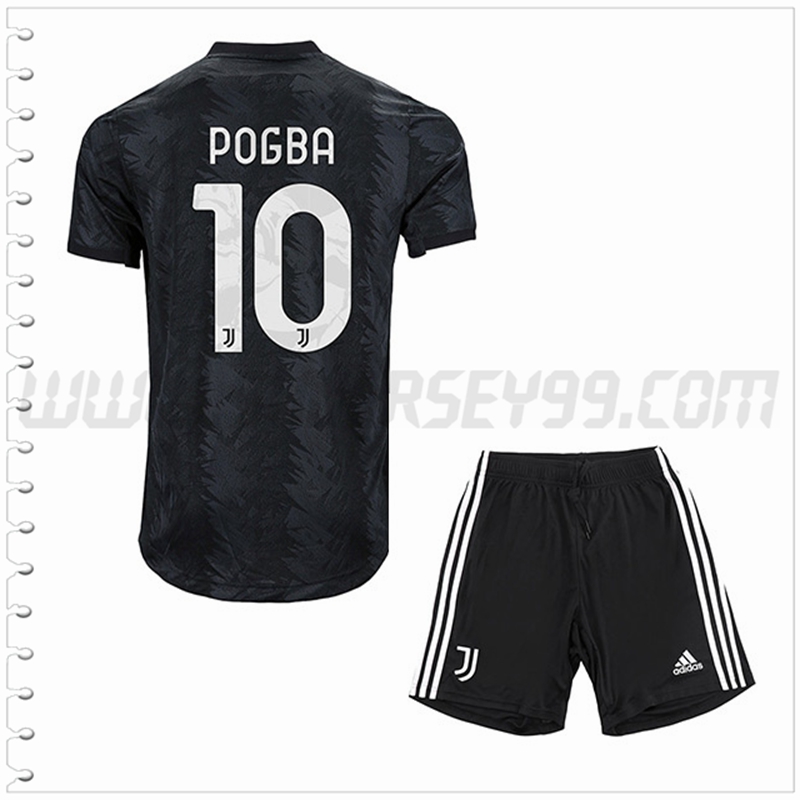 Equipacion del Juventus POGBA #10 Ninos 2022 2023