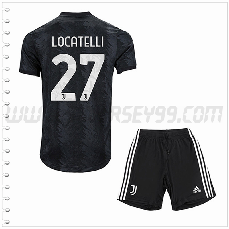 Equipacion del Juventus LOCATELLI #27 Ninos 2022 2023