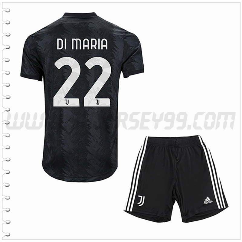 Equipacion del Juventus DI MARIA #22 Ninos 2022 2023