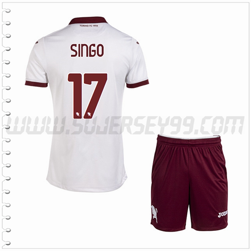 Equipacion del Torino SINGO #17 Ninos 2022 2023