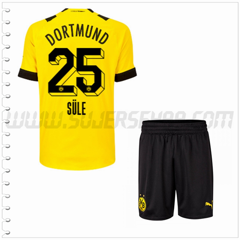 Equipacion del Dortmund BVB SÜLE #25 Ninos 2022 2023