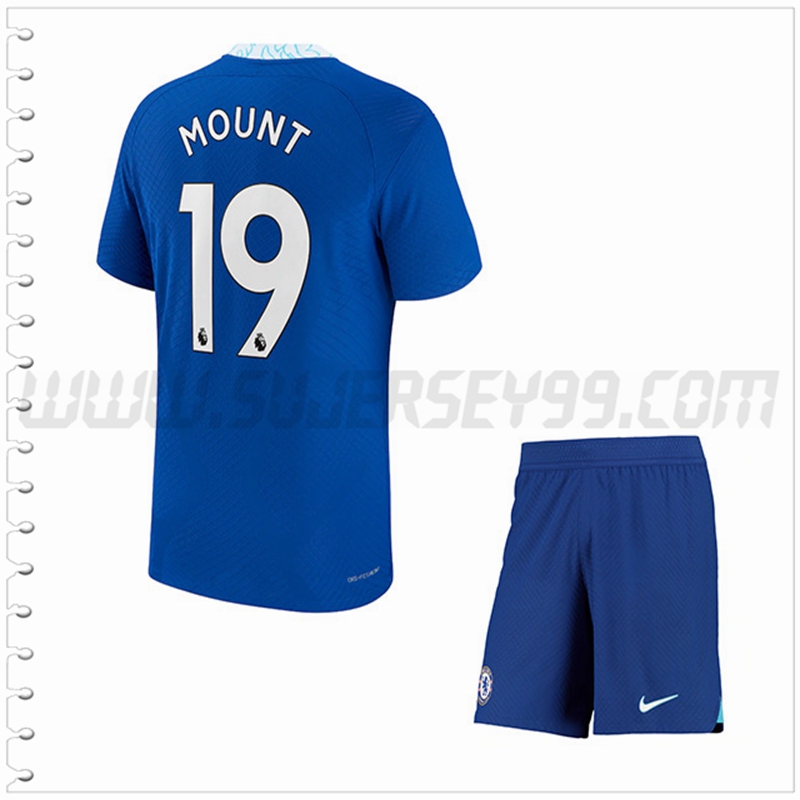 Equipacion del FC Chelsea MOUNT #19 Ninos 2022 2023