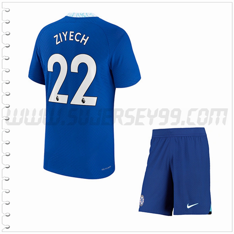 Equipacion del FC Chelsea ZIYECH #22 Ninos 2022 2023