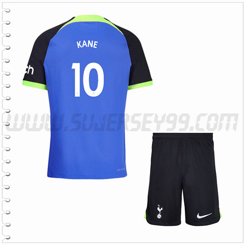 Equipacion del Tottenham Hotspurs KANE #10 Ninos 2022 2023