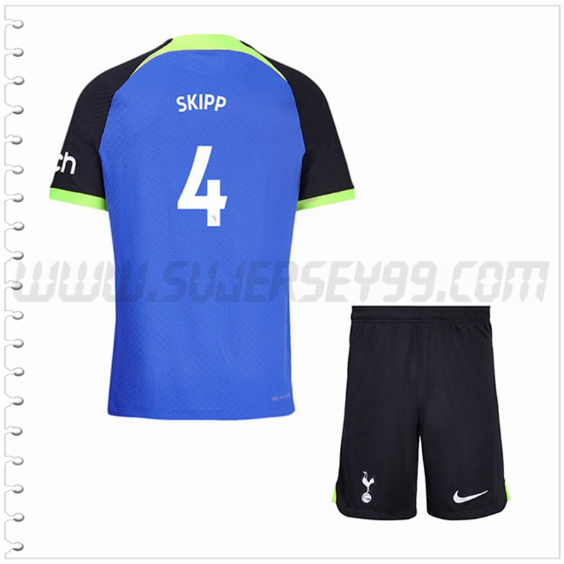 Equipacion del Tottenham Hotspurs SKIPP #4 Ninos 2022 2023