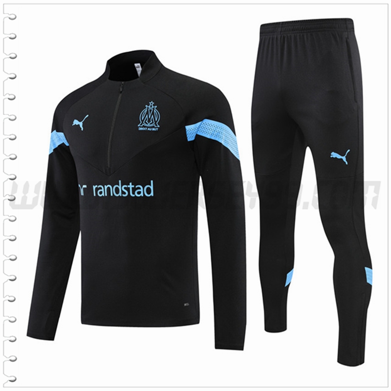 Chandal Futbol Marsella Negro 2022 2023