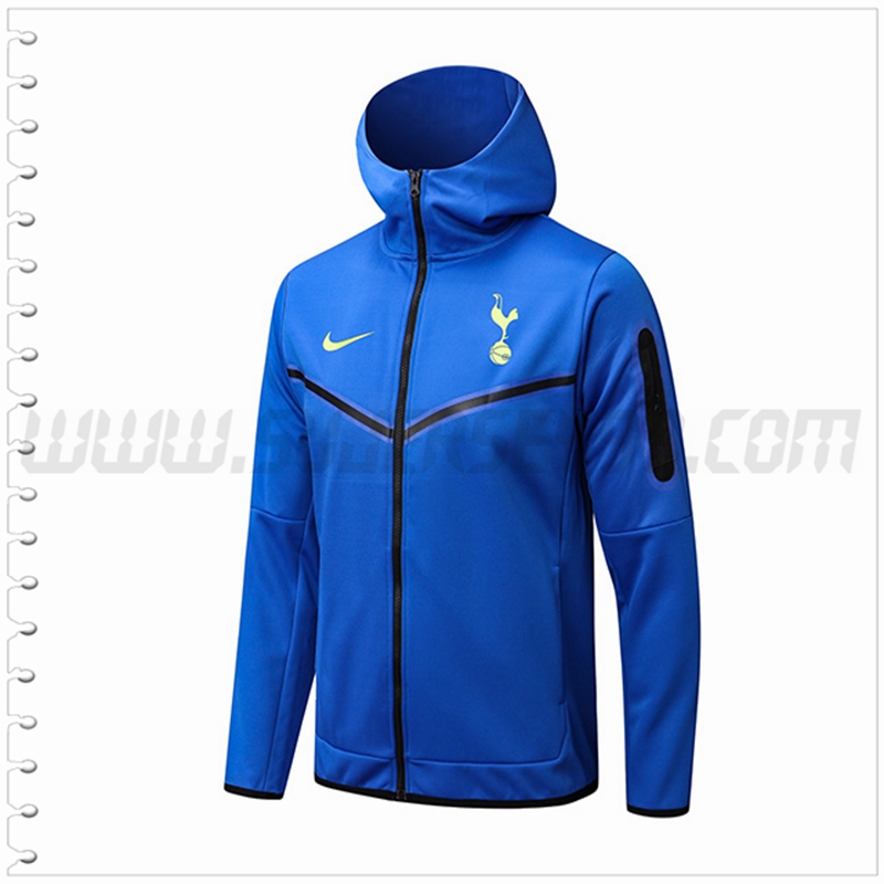 Chaqueta con Capucha Tottenham Hotspurs Azul 2022 2023