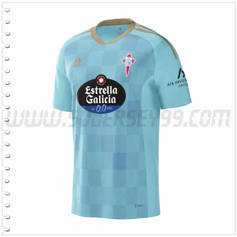 Primera Nuevo Camiseta Celta Vigo Cielo azul 2022 2023