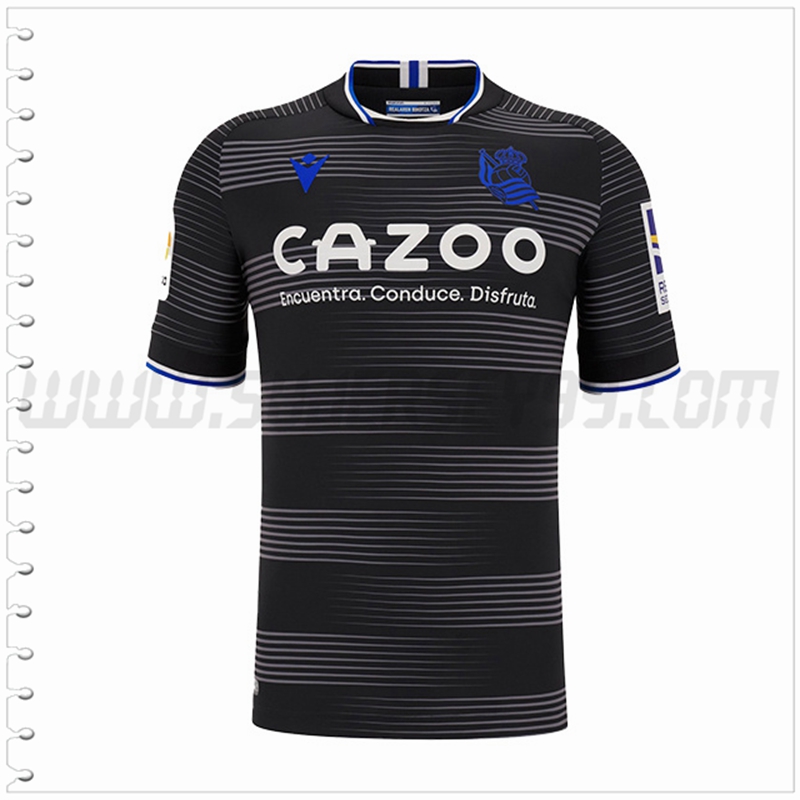Segunda Nuevo Camiseta Real Sociedad Negro 2022 2023