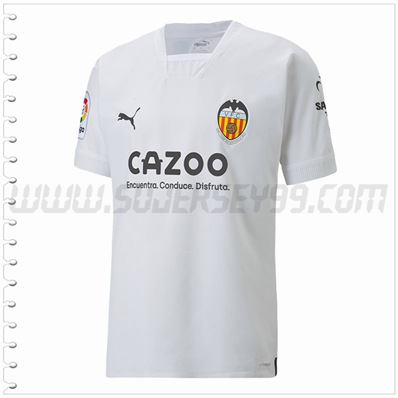 Primera Nuevo Camiseta Valencia CF Blanco 2022 2023