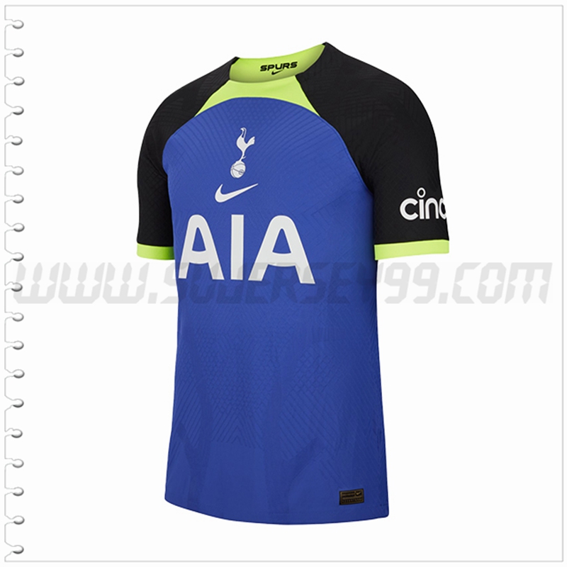 Segunda Nuevo Camiseta Tottenham Hotspurs Azul Negro 2022 2023