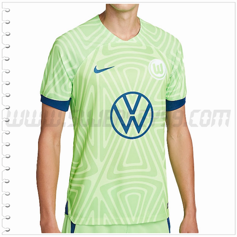 Primera Nuevo Camiseta Vfl Wolfsburg Verde 2022 2023