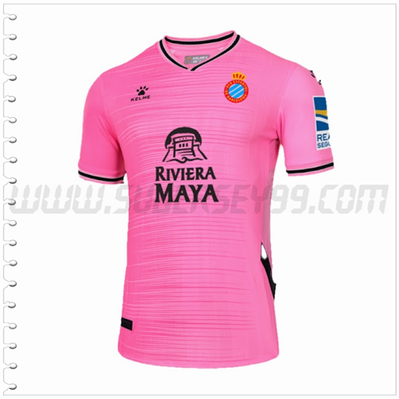 Segunda Nuevo Camiseta RCD Espanyol Rosa 2022 2023