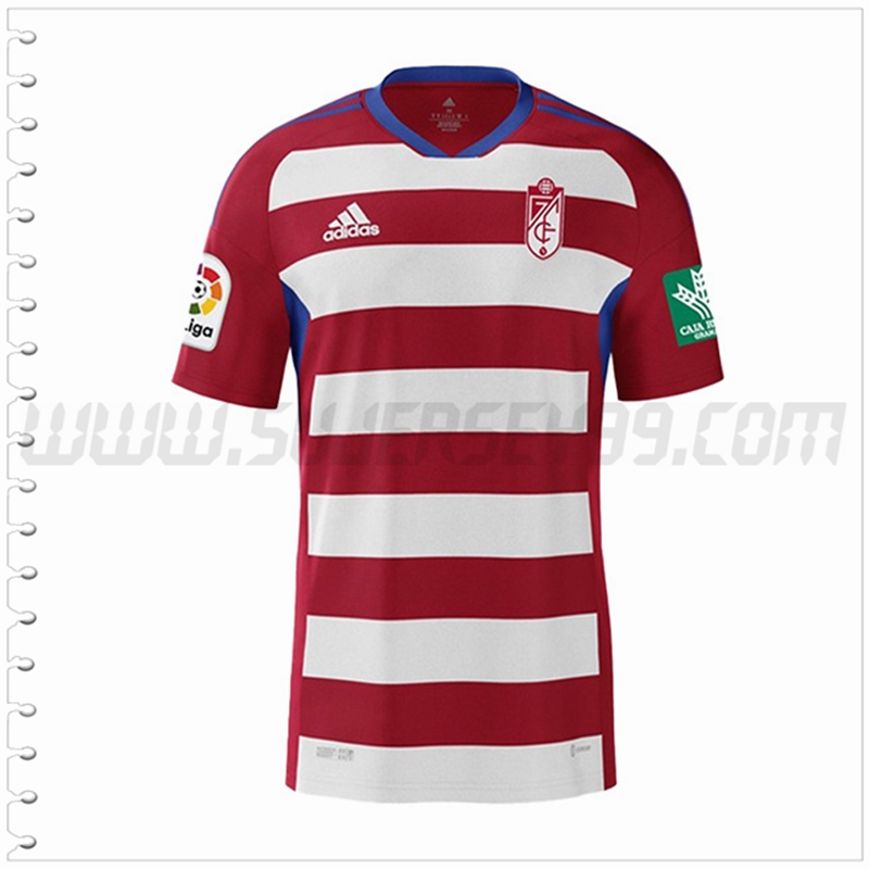 Primera Nuevo Camiseta Granada CF Blanco Rojo 2022 2023