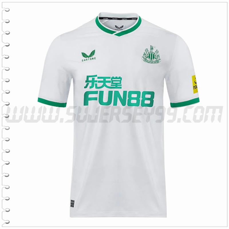 Segunda Nuevo Camiseta Newcastle United Blanco 2022 2023