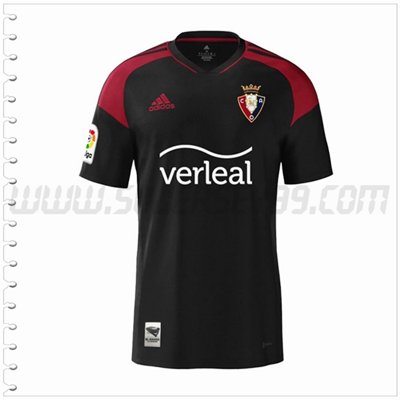 Segunda Nuevo Camiseta Atletico Osasuna Negro 2022 2023