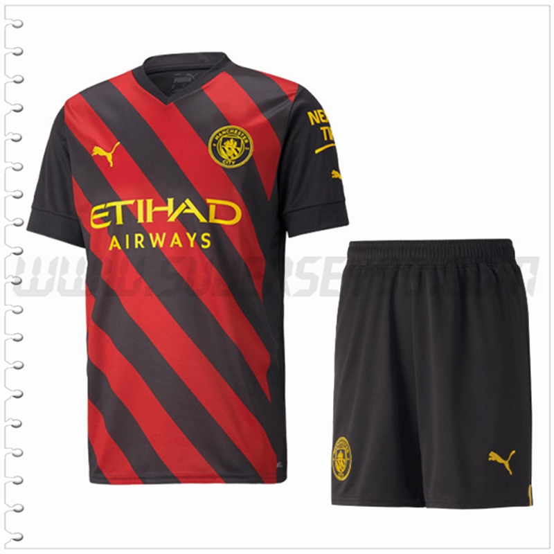 Nuevo Equipacion del Manchester City Ninos 2022 2023