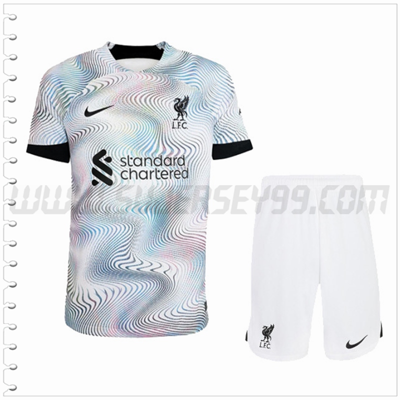 Nuevo Equipacion del FC Liverpool Ninos 2022 2023