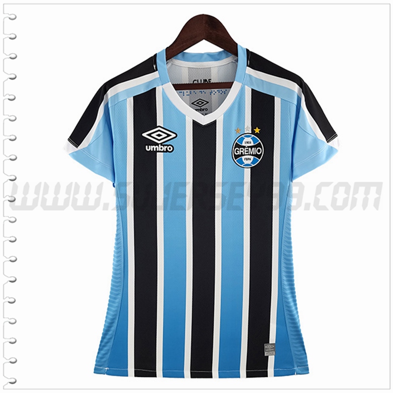 Primera Camiseta Futbol Gremio Mujer 2022 2023