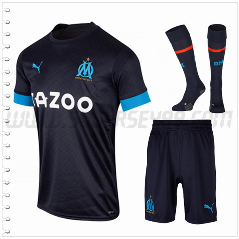 Segunda Equipacion del Marsella OM (Pantalones + Calcetines) 2022 2023