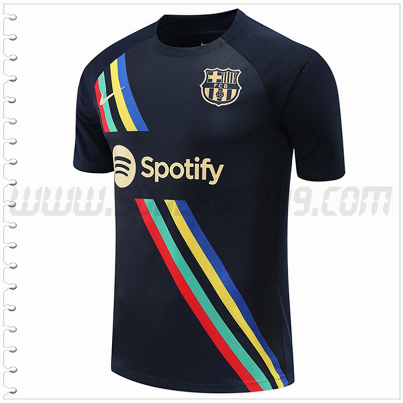 Camiseta Entrenamiento FC Barcelona Negro 2022 2023