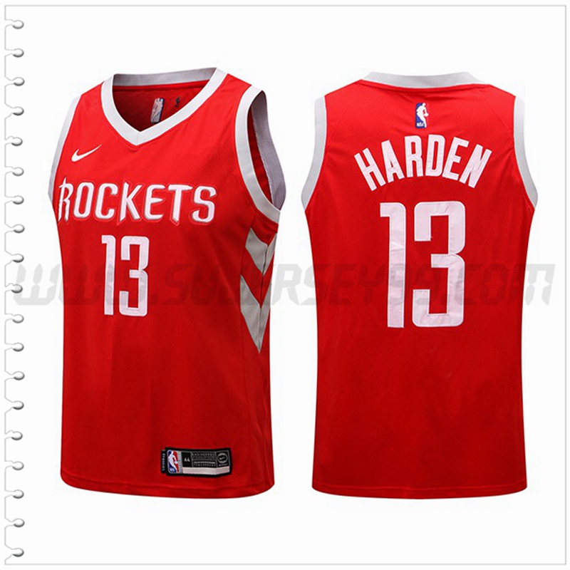 Camiseta Houston Rockets (HARDEN #13) Rojo