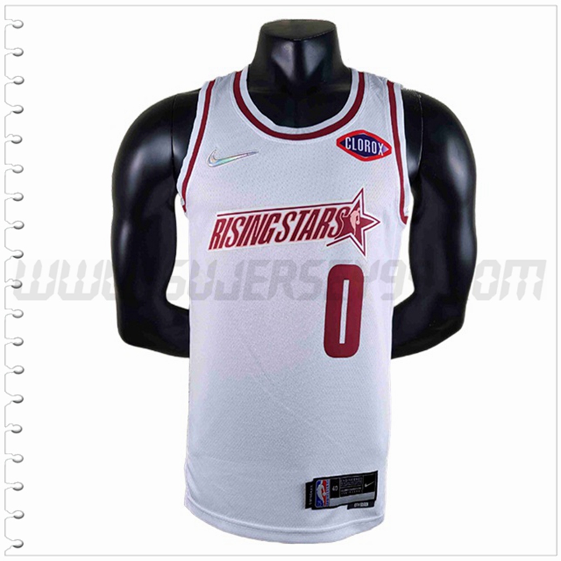 Camiseta American All-Star (HALIBURTON #0) Blanco