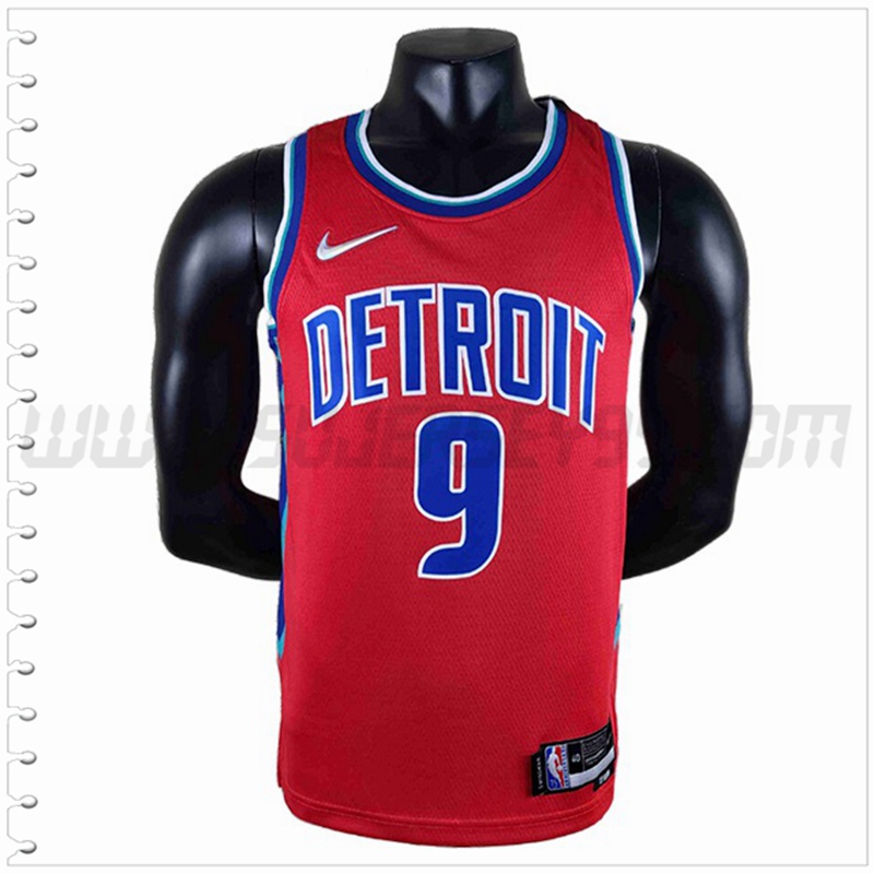 Camiseta Detroit Pistons (GRANT #9) Rojo