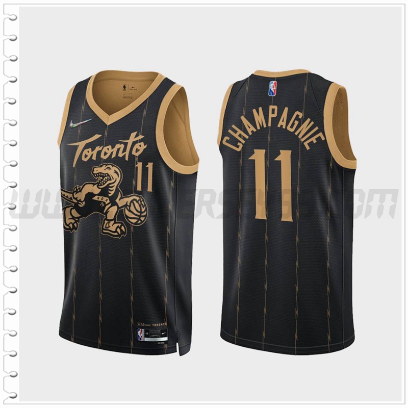 Camiseta Toronto Raptors (CHAMPAGNIE #11) Negro