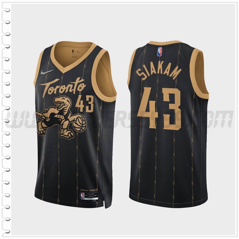 Camiseta Toronto Raptors (SIAKAM #43) Negro