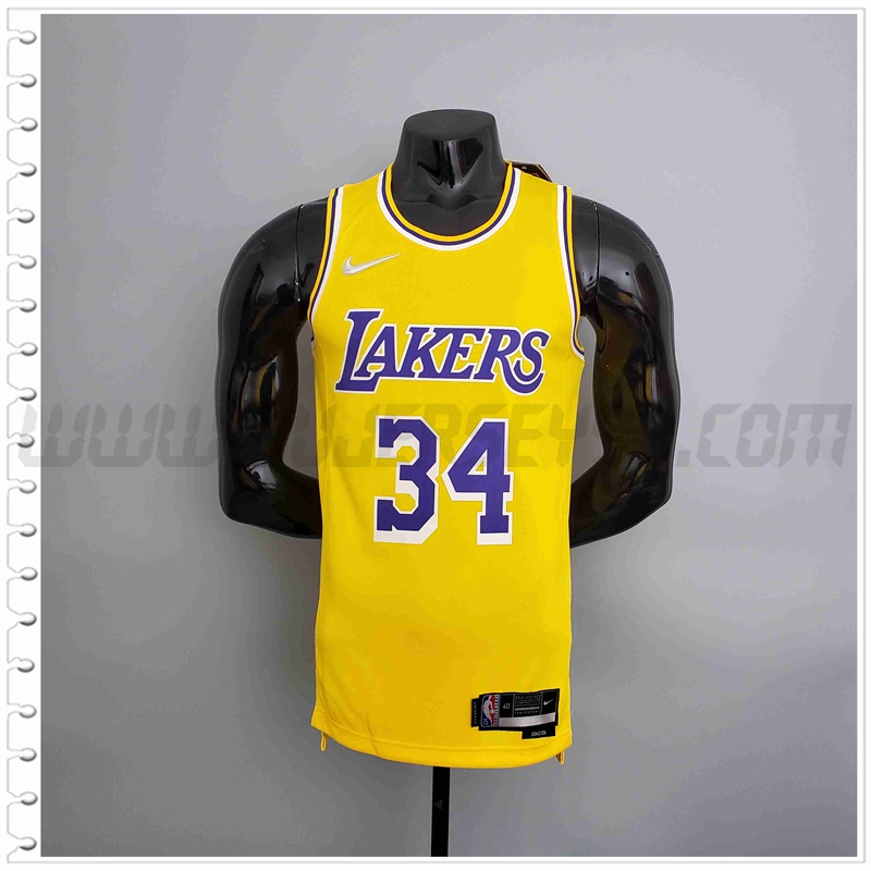 Camiseta Los Angeles Lakers (O'NEAL #34) Amarillo