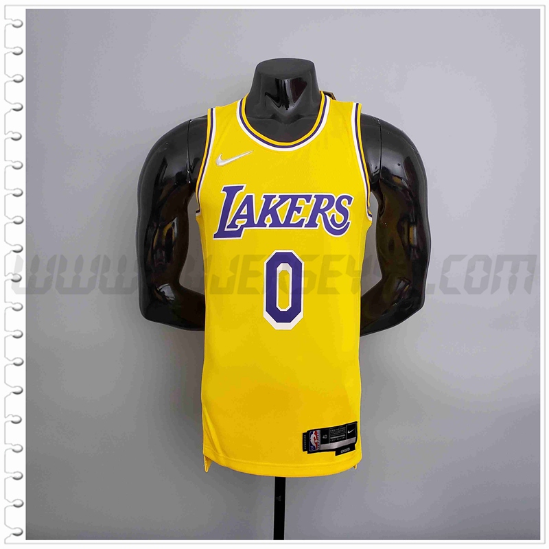 Camiseta Los Angeles Lakers (WESTBROOK #0) Amarillo