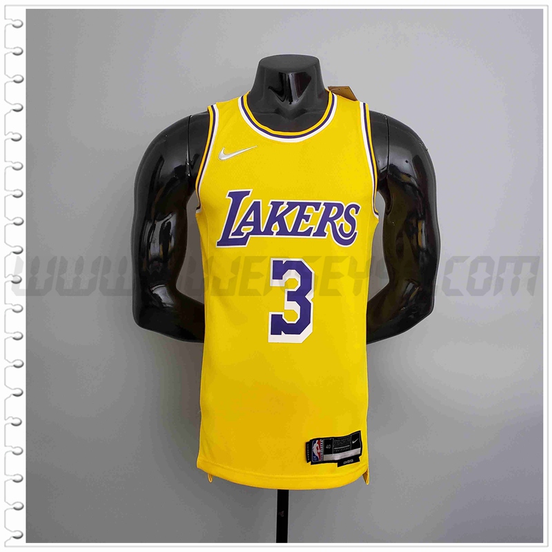 Camiseta Los Angeles Lakers (DAVIS #3) Amarillo