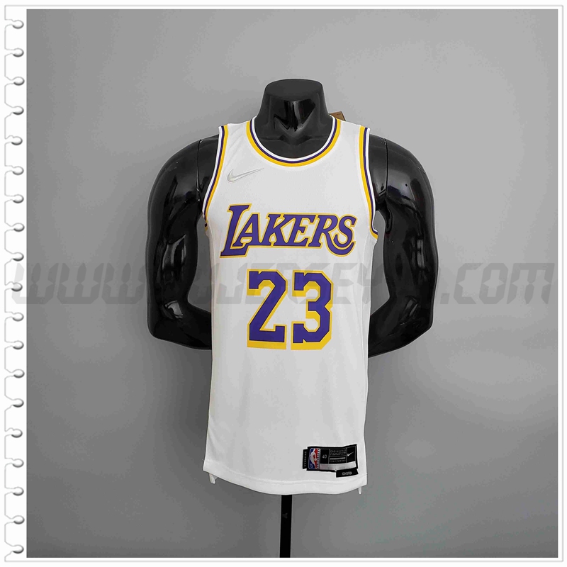 Camiseta Los Angeles Lakers (JAMES #23) Blanco