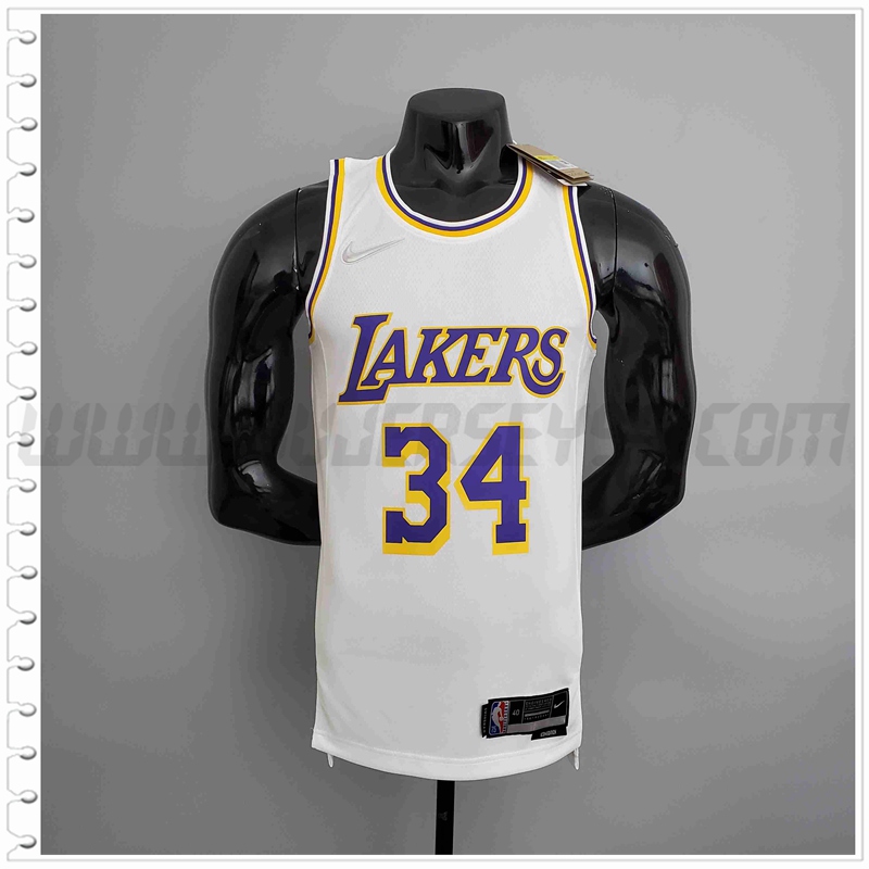 Camiseta Los Angeles Lakers (O'NEAL #34) Blanco