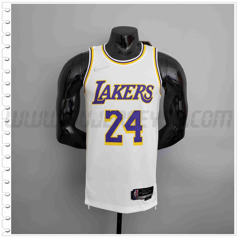 Camiseta Los Angeles Lakers (BRYANT #24) Blanco