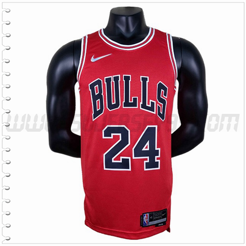 Camiseta Chicago Bulls (MARKKANEN #24) Rojo