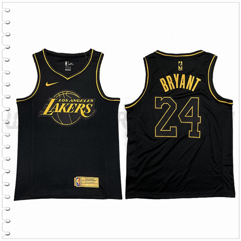 Camiseta Los Angeles Lakers (BRYANT #24) Negro