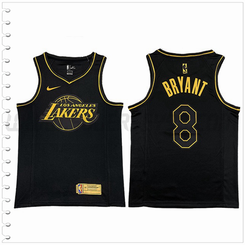 Camiseta Los Angeles Lakers (BRYANT #8) Negro